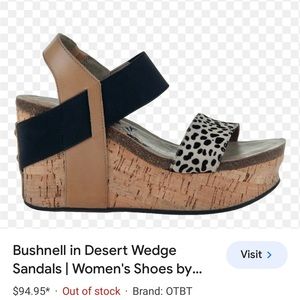 OTBT BUSHEL IN DESERT WEDGE SANDALS (sold out on website)